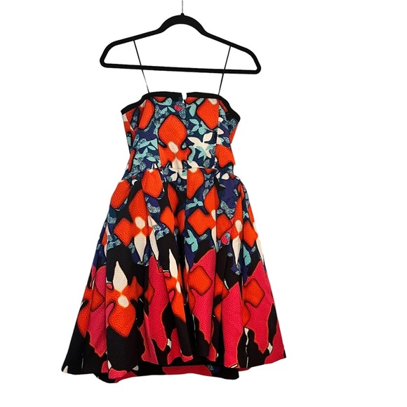 Peter Pilotto X Target - Limited Edition Bright Bold Graphic Strapless Dress - Picture 2 of 16